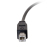 C2G 10ft, USB 2.0 Type C, USB B USB cable 3.048 m USB C Black