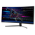 LC-Power LC-M34-UWQHD-165-C pantalla para PC 86,4 cm (34") 3440 x 1440 Pixeles UltraWide Quad HD Negro, Rojo