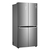 LG GMB844PZ4E side-by-side refrigerator Freestanding 530 L E Metallic, Silver