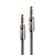 Lindy 35320 cable de audio 0,5 m 3,5mm Antracita