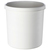 Helit H6106395 Abfallbehälter Rund Kunststoff Weiß