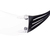 3M 7100078989 gafa y cristal de protección Gafas de seguridad Policarbonato (PC) Negro, Gris