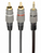 Gembird CCA-352-2.5M audio kábel 2,5 M 2 x RCA 3.5mm Fekete
