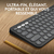 Logitech Pebble Keys 2 K380s clavier RF sans fil + Bluetooth QWERTY US International Graphite