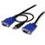 Câble pour Switch KVM VGA avec USB 2 en 1 - 1.80m