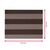 Westmark Tischset »Stripes«, 42 x 32 cm, beige/braun , edles Gewebe aus