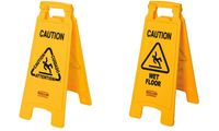 Rubbermaid Panneau d'avertissement "Caution Wet Floor" (71240142)