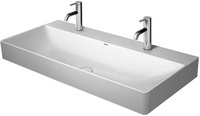 Duravit Waschtisch DURASQUARE o ÜL m HLB 2 HL 1000x470mm we 2353100043