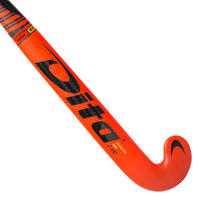 Adult Advanced 100% Carbon X-low Bow Field Hockey Stick Carbotec Pro - Red - 36.5"
