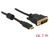 Delock Kabel Mini HDMI C Stecker > DVI 24+1 Stecker 1 m