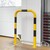 Black Bull Steel Collision Protection Guard - 1200 x 750mm - Yellow and Black - (195.19.573) Protection Guard - Indoor Use - 1200 x 750mm