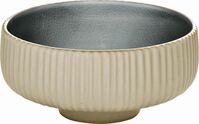 PLAYGROUND Bowl mit Relief 12 cm - NARA grau/grey