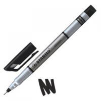 Stabilo Sensor Fineliner Pen 0.3mm Line Black (Pack 10)