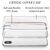 NALIA Hartglas Handyhülle für iPhone X / XS, Schutz Case Cover Tasche Bumper Etui Transparent