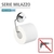 WENKO Vacuum-Loc Toilettenpapierhalter Milazzo, Befestigung ohne bohren