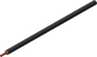 PVC-Schaltlitze, hochflexibel, FlexiVolt-2V, 2,5 mm², AWG 14, schwarz, Außen-Ø 3