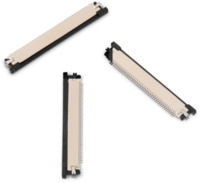 Steckverbinder, 8-polig, 1-reihig, RM 0.5 mm, Lötanschluss, verzinnt/vernickelt,