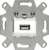 DELTA USB-Anschlussdose Schraubklemmen weiß, 5TG20220