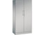 Armario de puertas batientes ASISTO, altura 1617 mm, anchura 800 mm, 3 baldas, aluminio blanco / aluminio blanco.