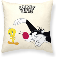 COJÍN CON RELLENO INCLUIDO 45X45CM MODELO LOONEY TUNES CHARACTERS B