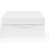 PME Cake Box White Cardboard Shrink Wrapped Food Safe Dessert Packaging - 12"