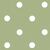 PVC Rectangular Polka Dot Table Cloth in Green 1800(L) x 1400(W)mm