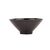 Kristallon Matt Melamine Rice Bowls in Black - Plastic - x12 - 350ml - 70x140mm