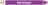 Rohrmarkierer mit Gefahrenpiktogramm - Natronlauge, Violett, 3.7 x 35.5 cm