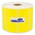 Thermotransfer-Etiketten 80 x 40 mm, wetterfest, 1.500 Polyesteretiketten auf 1 Rolle/n, 1 Zoll (25,4 mm) Kern, gelb, permanent