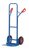 fetra® Stapelkarre, 300 kg Tragkraft, Schaufel 300 x 480 mm, Höhe 1300 mm, Lufträder