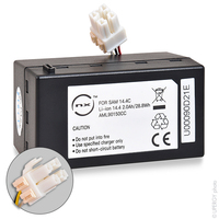 Batterie(s) Batterie aspirateur compatible Samsung 14.4V 2Ah