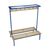 Evolve duo bench with mesh top shelf 1000 x 800mm 10 hooks - 2 uprights - blue