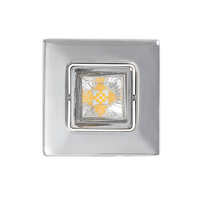 LED Downlight A 5068 T FLAT RQ, eckig, 48°, 9W, 4000K, IP40, dimmbar, chrom