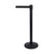 Barrier Post / Barrier Tape Post / Barrier Stand "Uno" | metal cast with black plastic coating black black 3500 mm