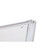 Bi-Office Basic Tripod Easel, Grey Plastic frame, Magnetic, 70 x 100 cm Clamp detail
