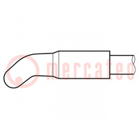Tip; bent conical; 3.9mm; longlife; for soldering iron; JBC-AP-A
