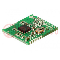 Modul: RF; 868MHz; SPI; -110dBm; 1,8÷3,6VDC; 10dBm; SMD; 15x18mm