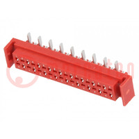 Wire-board; socket; female; PIN: 18; SMT; on PCBs; 30V; 1A; -40÷105°C