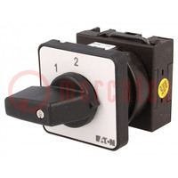Switch: step cam switch; Stabl.pos: 3; 20A; 0-1-2; for building in