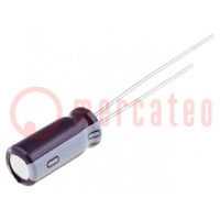 Kondensator: elektrolytisch; low ESR; THT; 330uF; 10VDC; Ø8x11,5mm