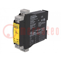 Module: extension; 24VAC; 24VDC; for DIN rail mounting; SRB402EM