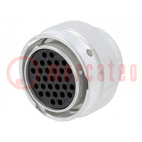 Connector: wire-wire; HD30; female; plug; for cable; PIN: 31