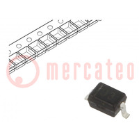 Diode: TVS array; 6V; 5A; 0.25W; SOD323; Features: ESD protection