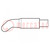 Tip; bent conical; 3.9mm; longlife; for soldering iron; JBC-AP-A