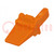 Accessories: secondary lock; DTM; male; PIN: 4; orange; DTM04-4P