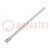 Cable tie; L: 100mm; W: 4.6mm; stainless steel AISI 304; 445N