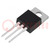 Transistor: N-MOSFET; unipolar; 50V; 30A; 75W; TO220AB
