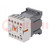 Contactor: 3-pole; NO x3; Auxiliary contacts: NC; 24VDC; 12A; IP20