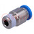 Push-in fitting; straight; -0.95÷6bar; Gasket: NBR rubber; QS