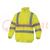 Wind jacket; Size: XXL; yellow; RENO HV; with removable sleeves